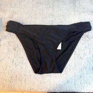 Hollister Simple Bikini Bottom Women's Size M NWT Black